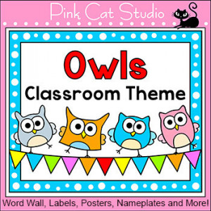Owl Theme Classroom Decor Pack - Back to School Decor