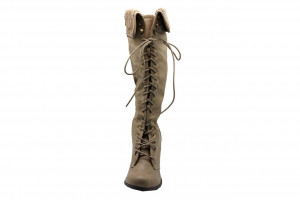 Xti Boot Lace Up Boots Taupe
