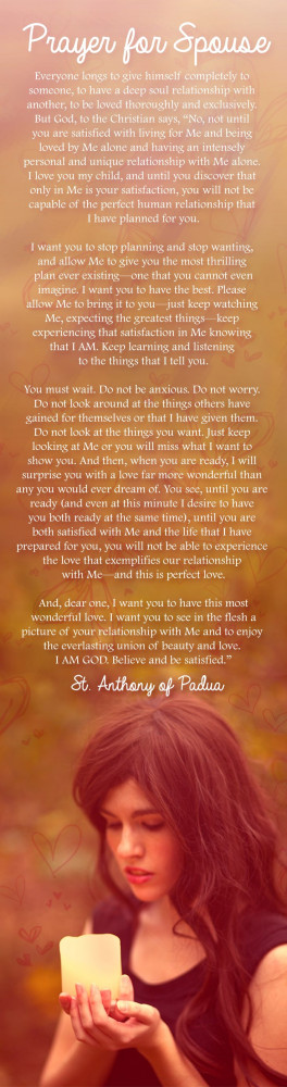 PRAYER FOR SPOUSE ♥ I remember praying this before I met Jeff. Hope ...