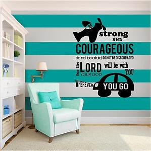 BE-STRONG-KIDS-Vinyl-Wall-Art-quote-Home-Family-Decor-Decal-Word ...