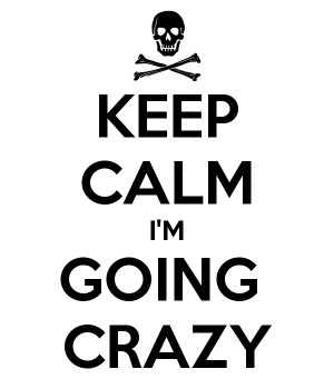 Im Going Crazy Keep calm i'm going crazy