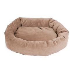 - Micro-velvet Bagel Dog Bed - Not only is this micro-velvet dog bed ...