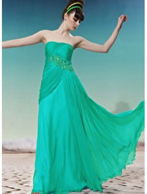 vestidos de noche para gorditas vestido strapless color jade escote