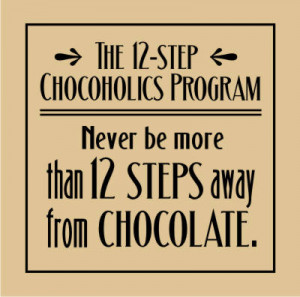 12 Step Chocoholic’s Program