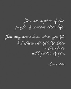 Pieces of you...