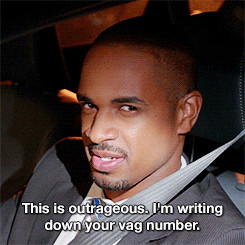 That is outrageous! I’m writing down your vag number.” - Brad