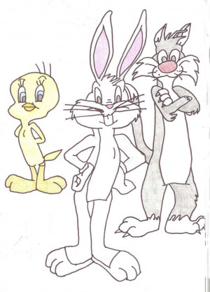 Granny Sylvester And Tweety Bugs Bunny Cartoon