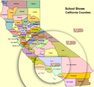 Map Southern California School District