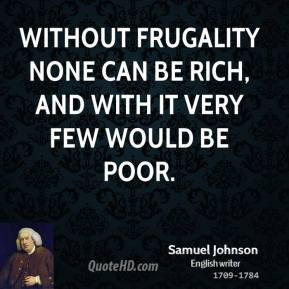 Frugality Quotes