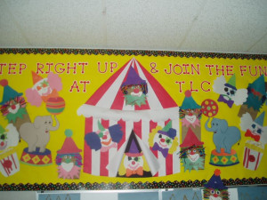 bulletin boardBulletin Boards, Carnivals Theme, Circus Bulletin Board ...