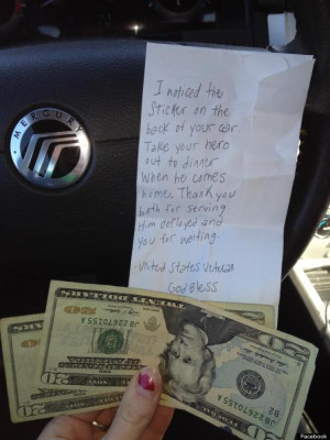 Veteran Leaves Heartwarming Note For Girlfriend Of Soldier (PHOTO ...