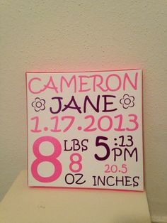 ... time births announcements plaque plaque births baby girls baby room