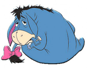 Eeyore seeing the world as gray helps me to see the world as less gray ...
