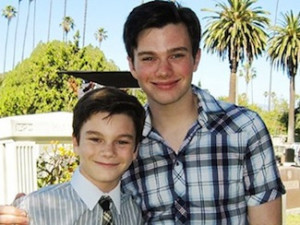 Adam Kolkin and Chris Colfer . No, they're not related.