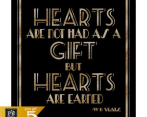 ... Yeats-Art Deco-Great Gatsby-instant download file black glitter gold