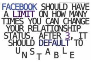 facebook #funny #lol #relationship #status #unstable #boyfriends