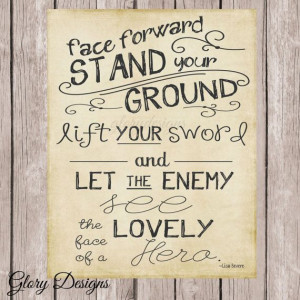 Christian Art Literature quote Inspirational quote by glorydesigns, $5 ...