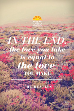 The last line in the song 