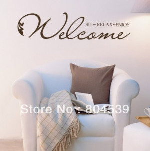 ... quotes and sayings Wall Sticker Vinyl wall quotes home art decor decal