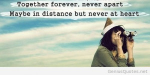 Together forever – never apart quotes