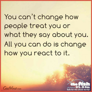 Can't change people...