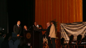 Tom Joyner, Allstate Present Check to Grambling State