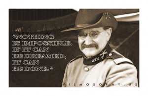 Robin Williams as Teddy Roosevelt. - Night at the Museum (2006) Book ...