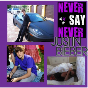 Bieber Sleeping His Bed She
