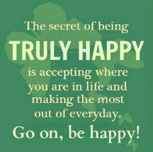 Key to being happy