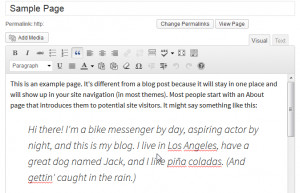 use the quote block in WordPress The new format highlights the quote