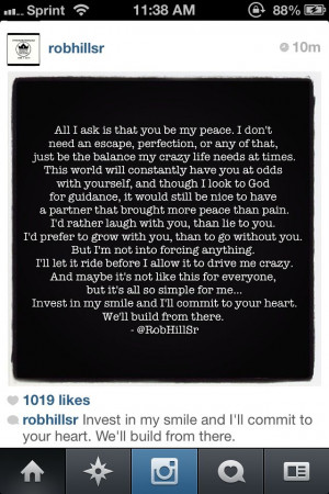 Rob Hill Sr's quotes are the best thing that has graced my IG timeline ...