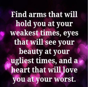 Find Arms That Will Hold You