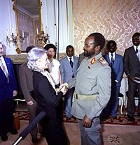 Samora Machel e Margot Honecker em Berlin, 1983