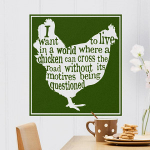 is great! Inside this traditional chicken wall art is a cute quote ...