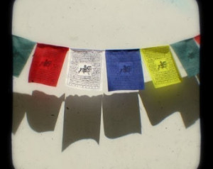 Tibetan Prayer Flags Photography Pr int 4x4 TtV Rainbow Flags Colorful ...