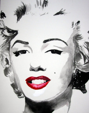 Gangster Marilyn Monroe Drawings Marilyn monroe / quote