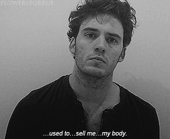 ... sell me…my body, that is,” Finnick begins in a flat, removed tone