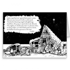 Christmas Card Sayings on Shakespeare Christmas By Jack Of Arts