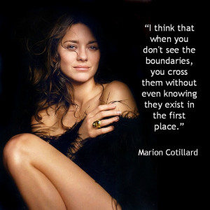 Movie Actor Quote - Marion Cotillard - Film Actor Quote # ...