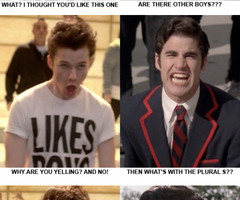 Klaine by CookieCrissX on We Heart It