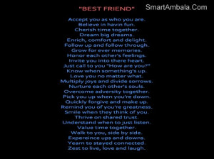 Best Friend Accept You As ~ Best Friend Quote