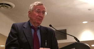 Seymour Hersh speaks at the CAJ conference in Halifax on June 6. DONNA ...