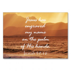 Inspirational Christian Bible Quote Large Business Cards (Pack Of 100)