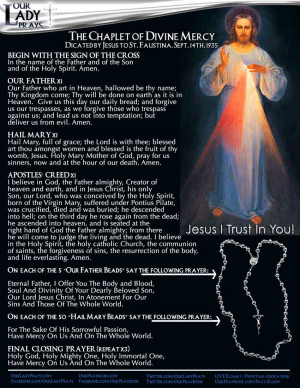 Diary of Divine Mercy Quotes