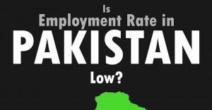 ... rate in pakistan low an infographic on the employment rate of pakistan