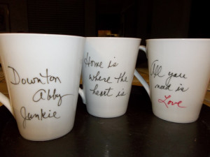 Coffee Mug Quotes White coffee mug.