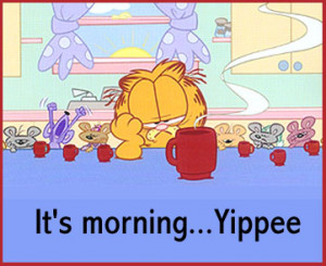 Good Morning Garfield Tag Code: