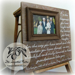 Grandparents Thank You Gift, Wedding, Nana, Papa, Grandma, Grandpa ...