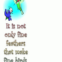 Half-Fold Bookmark with Thoreau Quote