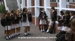 Ja'mie, racist private school girl